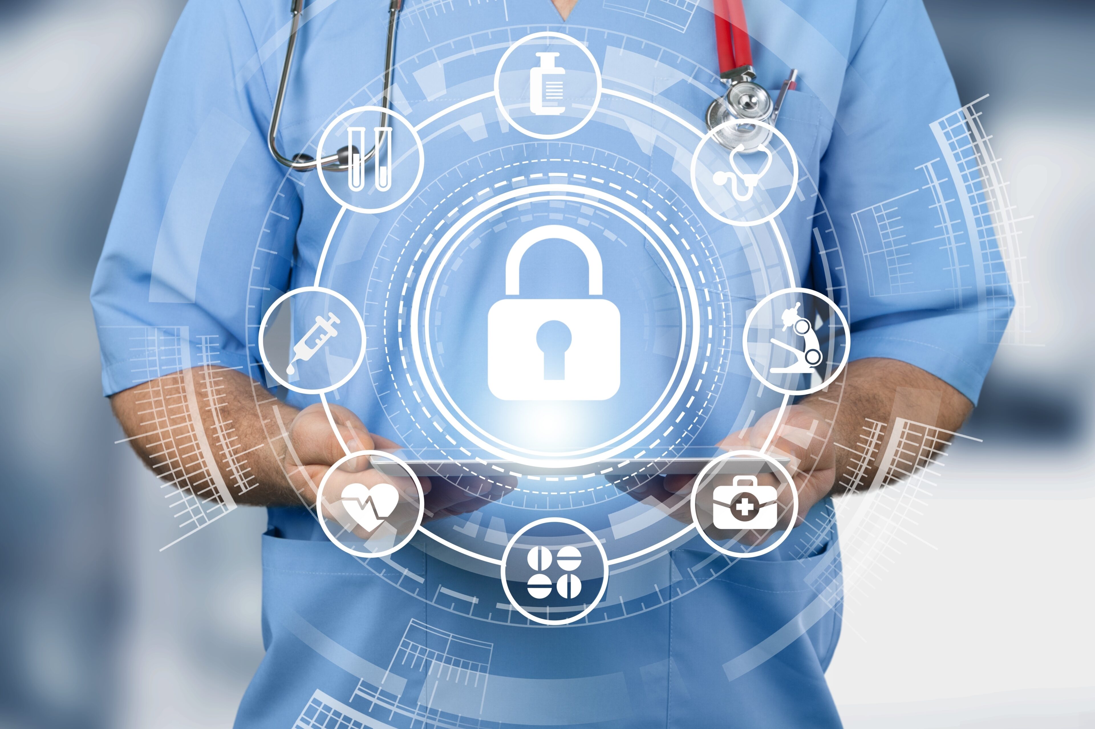 Security and data protection for clincians